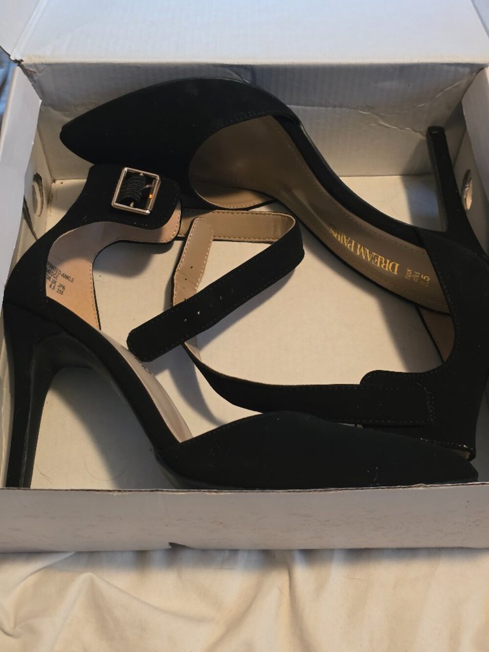 Dream Pair pumps with ankle strap